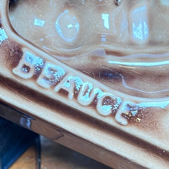 Vintage VACHON Gateau Cakes Logo Ceramic Ashtray by Beauce Canada - Picture 8 of 10